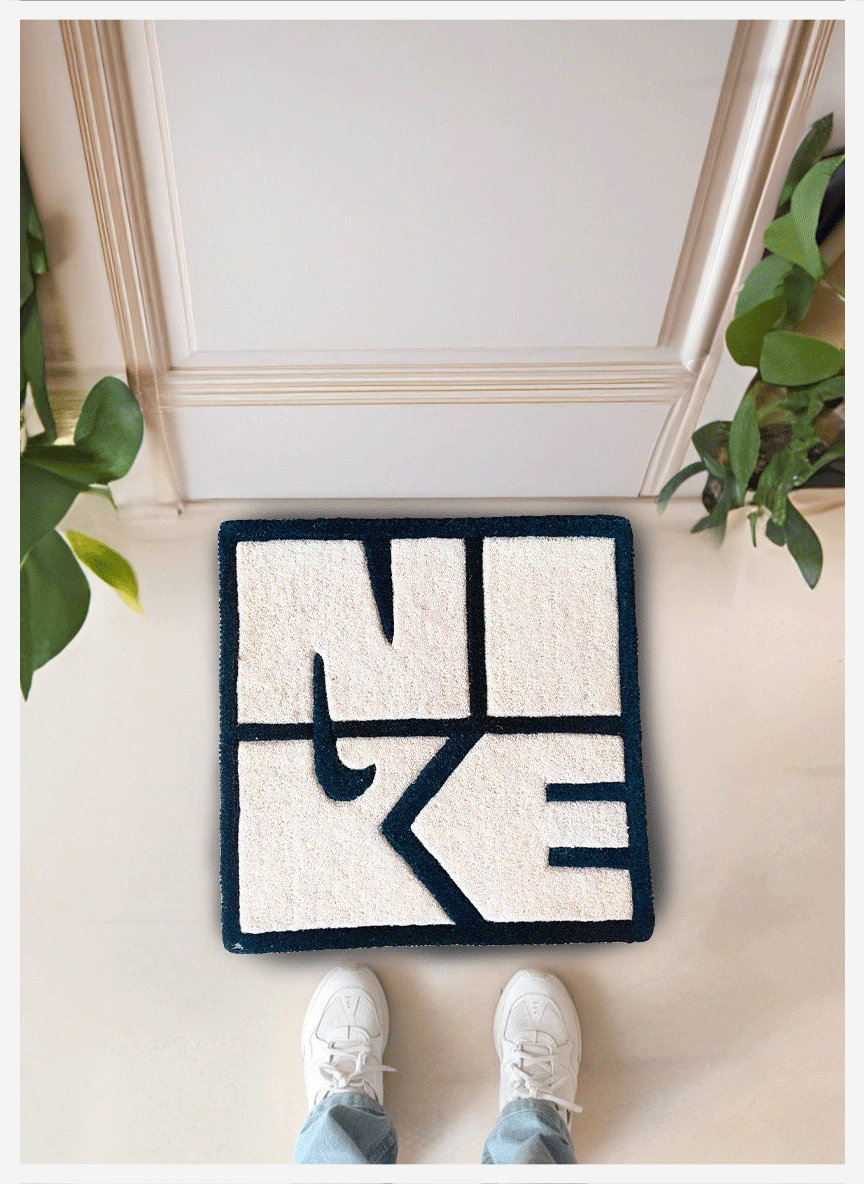 Nike-Inspired Rug